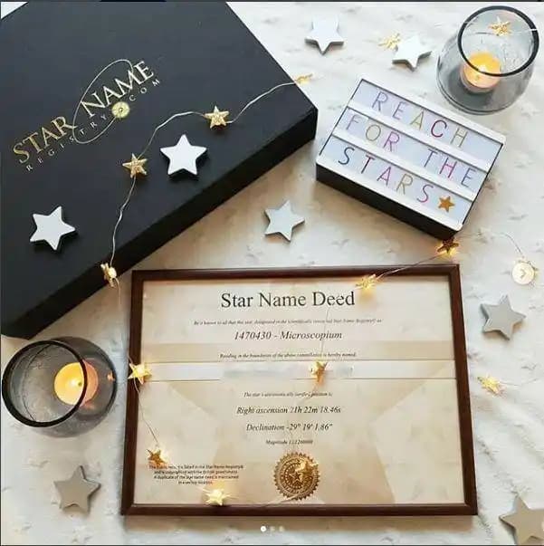 instagram post by Name a star 